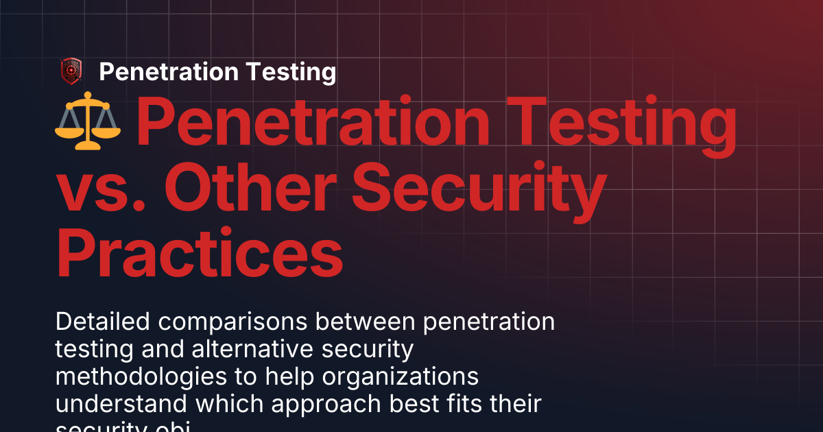 Alternative Security Penetration